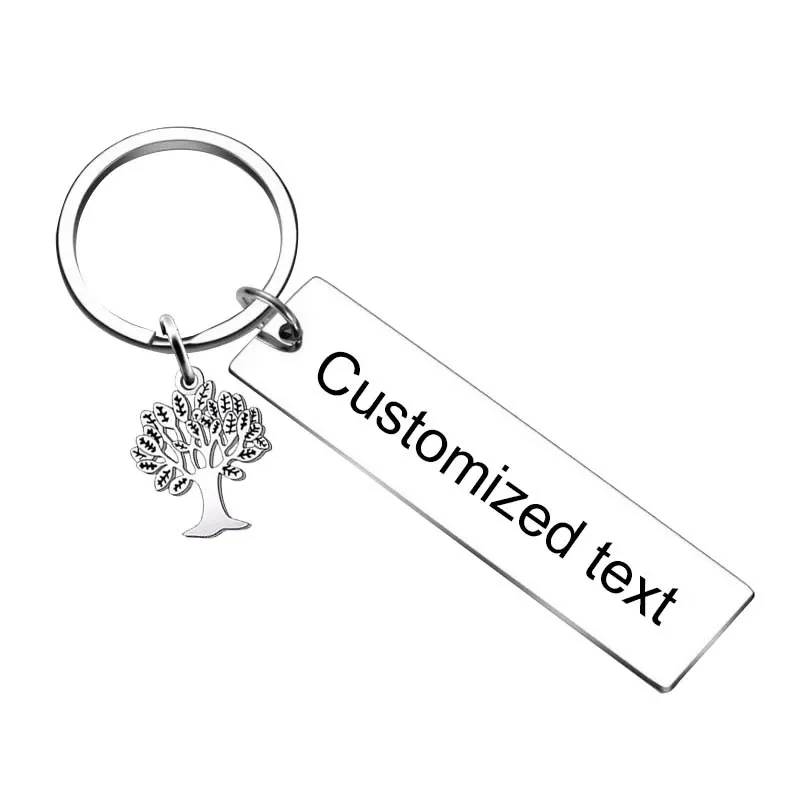 Personalized Custom Keychain Step Parent Key chain Stepmom Step Dad Gift key rings Bonus Mom Dad Christmas Birthday Gift