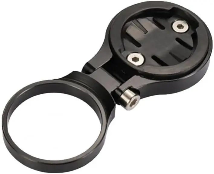 Adjustable Bike Computer Mount, Aluminum Stem Top Cap Bicycle GPS Holder Compatible with Garmin/Wahoo/GoPro Cap Mount gallery 5