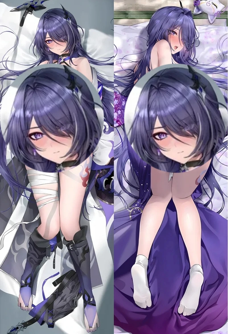 Anime Game Honkai: Star Rail Acheron Cosplay Dakimakura Pillow Case Anime Hugging Body Prop