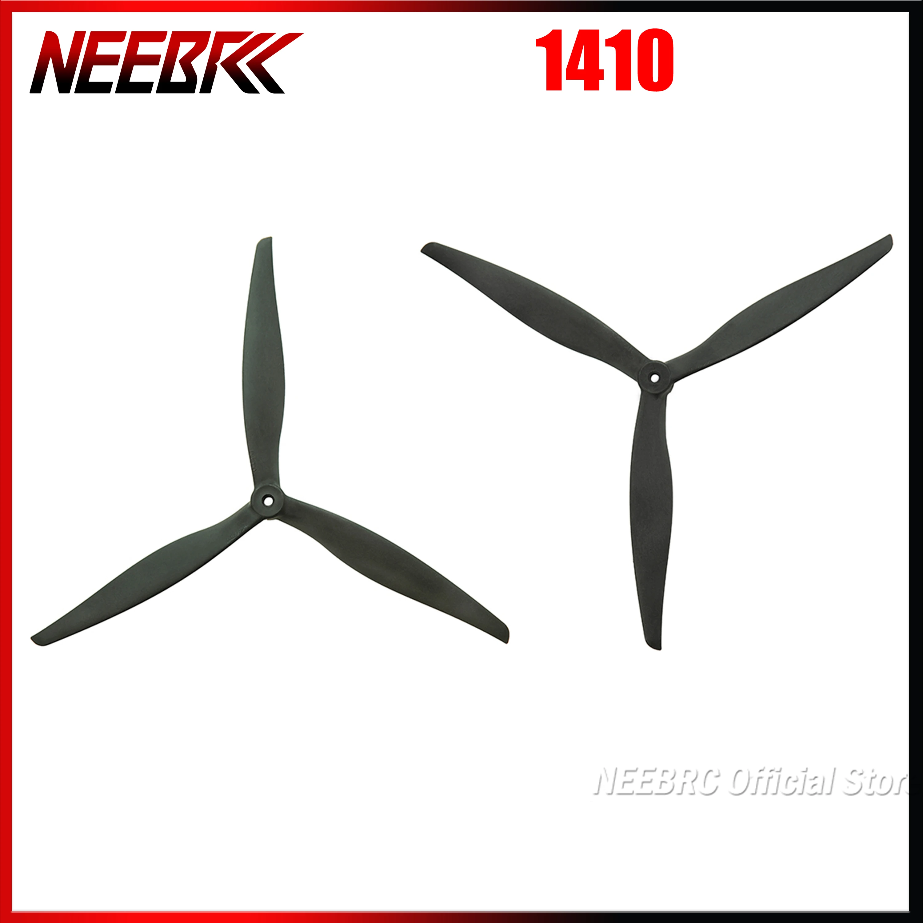 2 uds NEEBRC 1410 hélice de 3 aspas CW y CCW para Dron de carreras con visión en primera persona Multirotor marco de clase X DIY pieza de avión juguete 4218 Motor