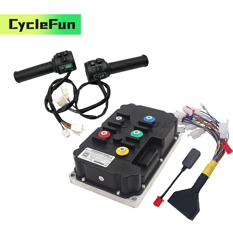 

Программируемый синусоидальный контроллер FarDriver ND72850 72 В 6 кВт-8 кВт с дроссельной заслонкой T08 для комплекта для переоборудования электрического мотоцикла и скутера