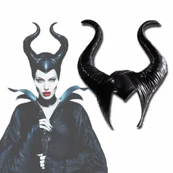 Sleeping Spell Maleficent Maleficent Horn Headgear Hair Accessories Halloween Masquerade Side Props Halloween Cosplay  Props