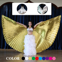 Belly Dance Wings Wings Belly Dance Children Sticks Belly Dancing Costumes Belly Dance Performance Egypt Girls Kids Gold Black