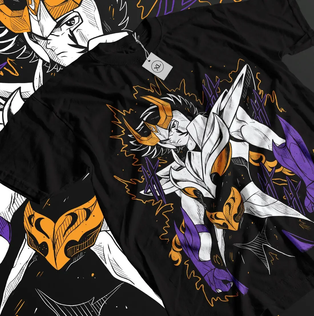 Футболка Kurogane Ikki Saint Seiy рыцари зодиака манга шу рубашка