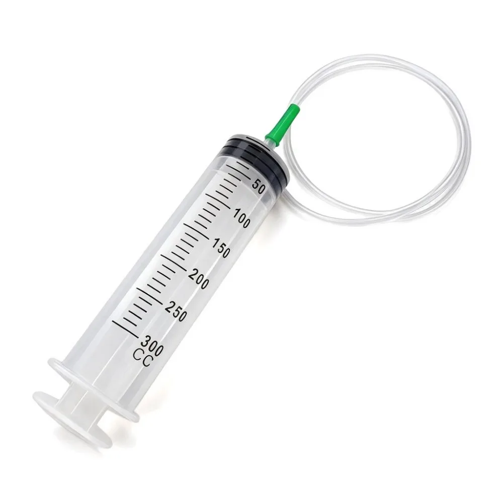 New Large Capacity Syringes with 30cm Tube Reusable Needle Barrel Oil Pump with Scale Oil Suction Vacuum Pistol Pump Extractor