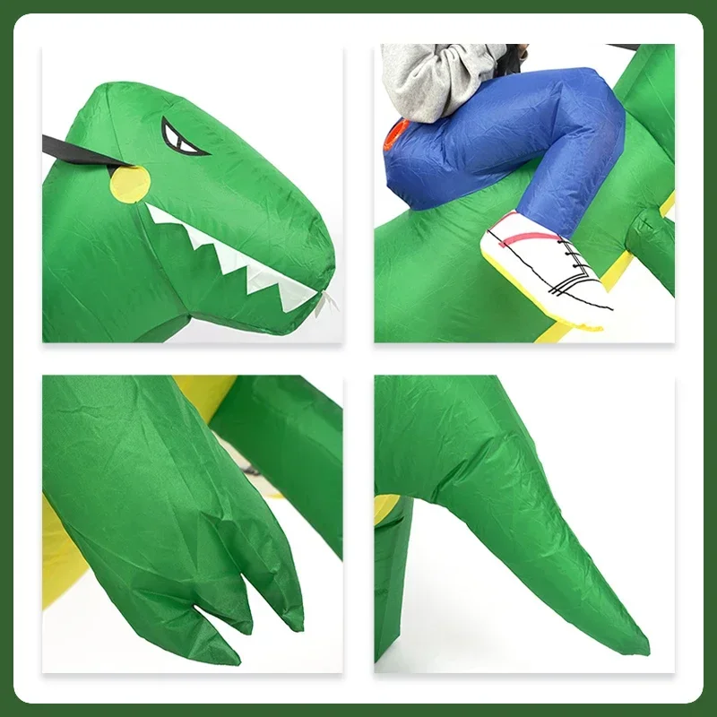 Inflatable Dinosaurs Cosplay Costume Halloween Party Children's Day Perform Funny Cosplays Inflatable Clothing Children Adults image 5