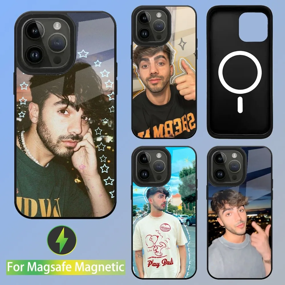 Federico Vigevani YouTuber Phone Case For iPhone 16,15,14,13,12,11,Plus,Pro,Max Mini Magsafe Magnetic Wireless Charging