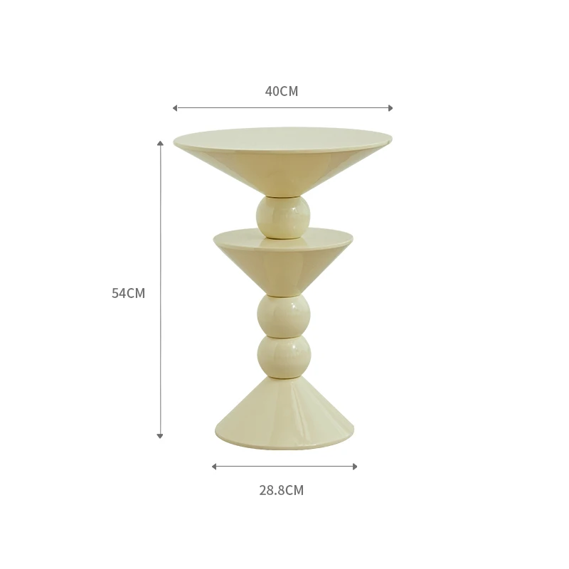 

XC Will Small Coffee Table Living Room Retro Corner Table round Balcony Bay Window Leisure Tea Table Side Table