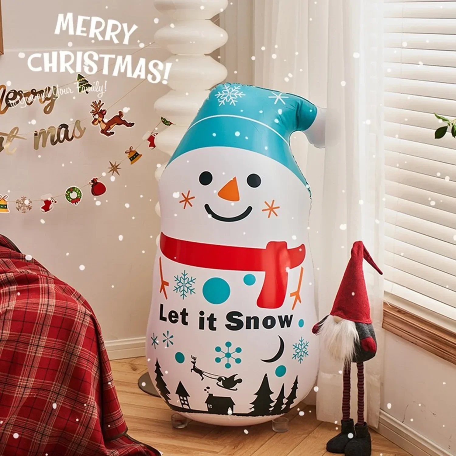 크리스마스 풍선 장난감 산타클로스 눈사람 크리스마스 어린이 장난감 풍선 크리스마스 장식