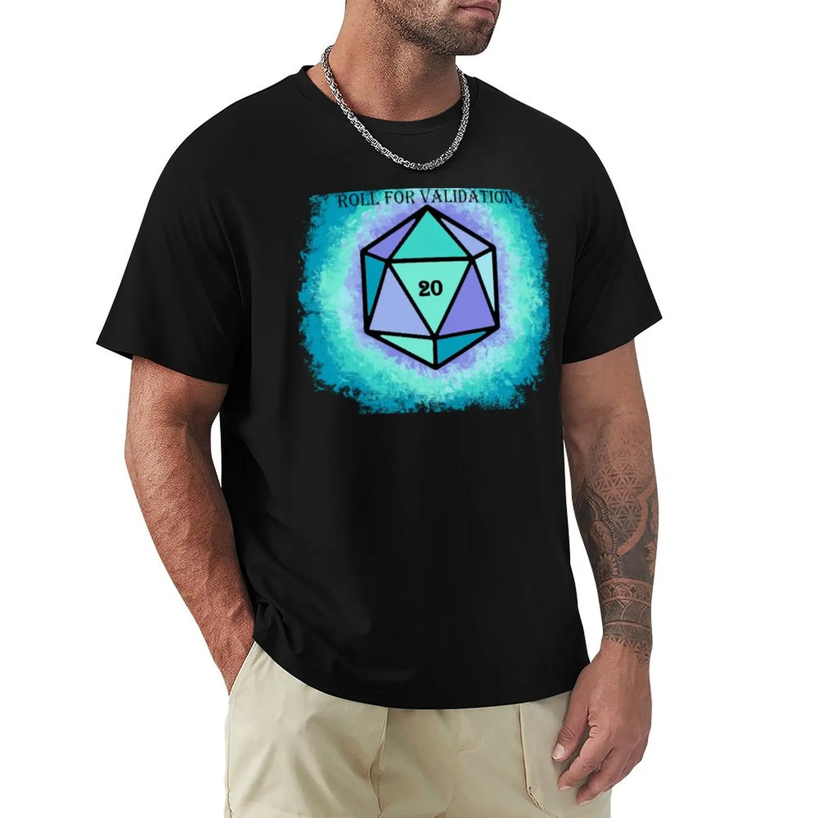 Roll For Validation: Neptunic T-Shirt Lightweight Print T-Shirt