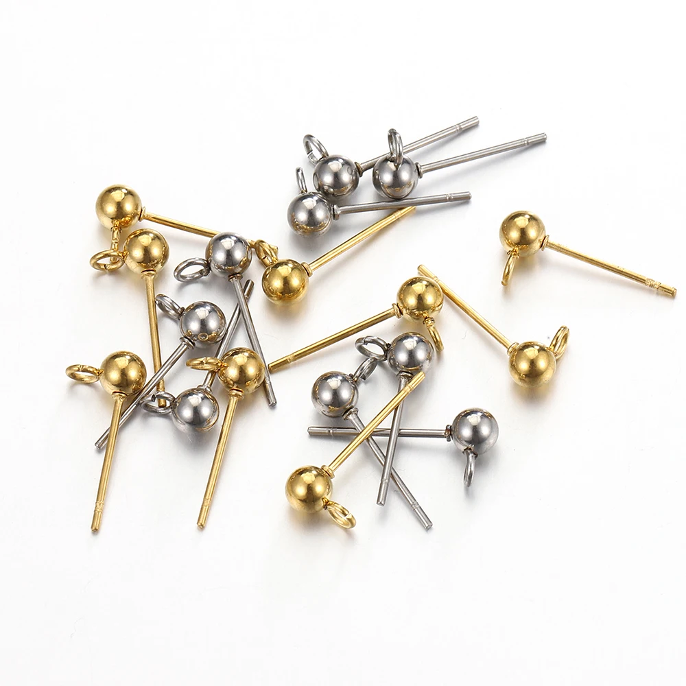 10–100 Stück Edelstahl-Ohrstecker, Ohrstecker für DIY-Ohrstecker, Schmetterlingsohr-Rücken, Schmuckherstellung – Detail 11