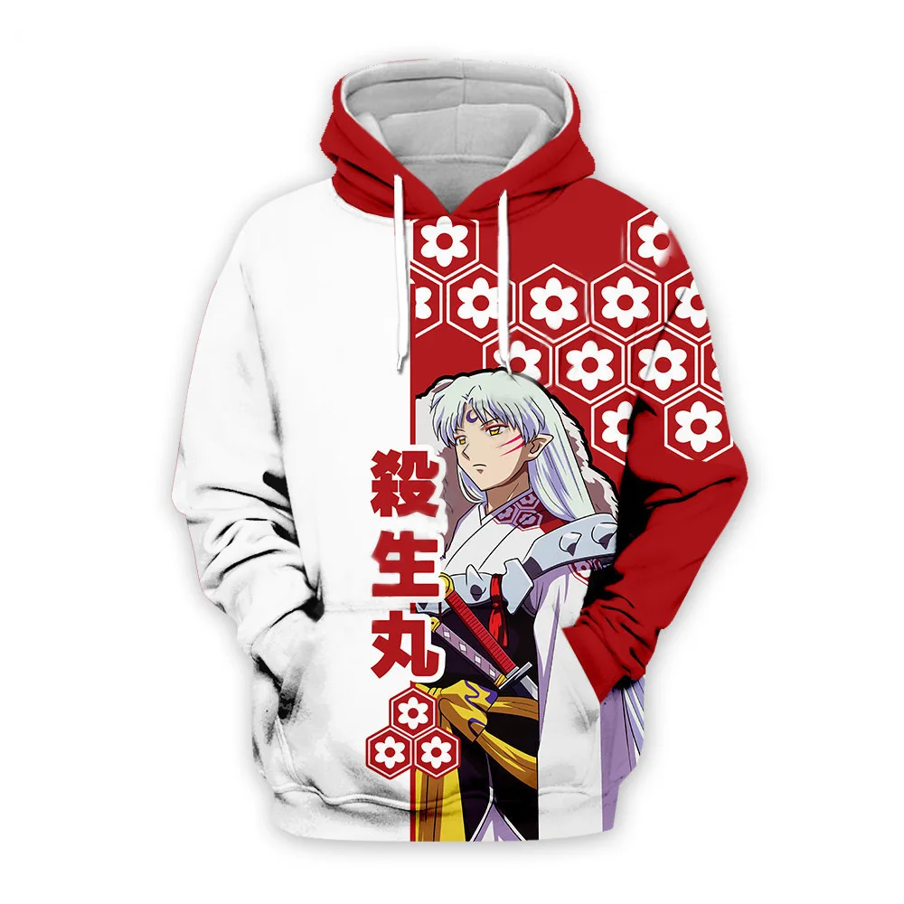 Anime inuyasha sakuya izayoi cosplay hoodies moletom outono dos homens harajuku jaquetas casaco topos para a mulher roupa de halloween