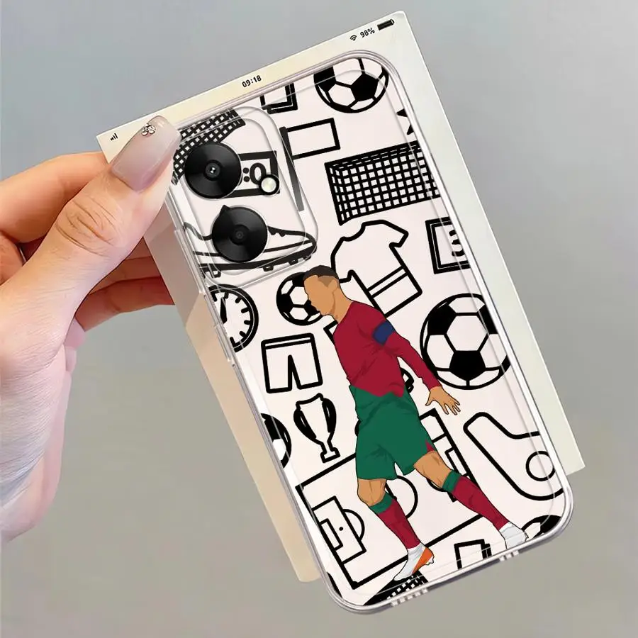 Casing Ponsel untuk Xiaomi Mi 11T Pro 11 Lite Penutup Ponsel Lembut Kartun Sepak Bola Olahraga Keren