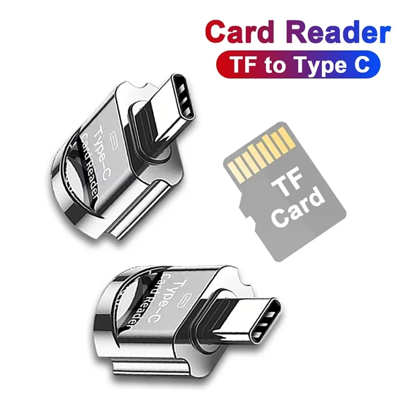 

Portable USB Type C Card Reader Type C To Micro-SD TF Adapter Type-C Memory Card Reader For Mobile Phone Macbook Laptop Computer