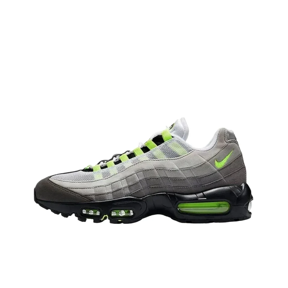 حذاء الجري Nike Originals Air Max 95 للرجال والنساء، حذاء رياضي خفيف الوزن يتمتع نفاذية جيدة في الهواء