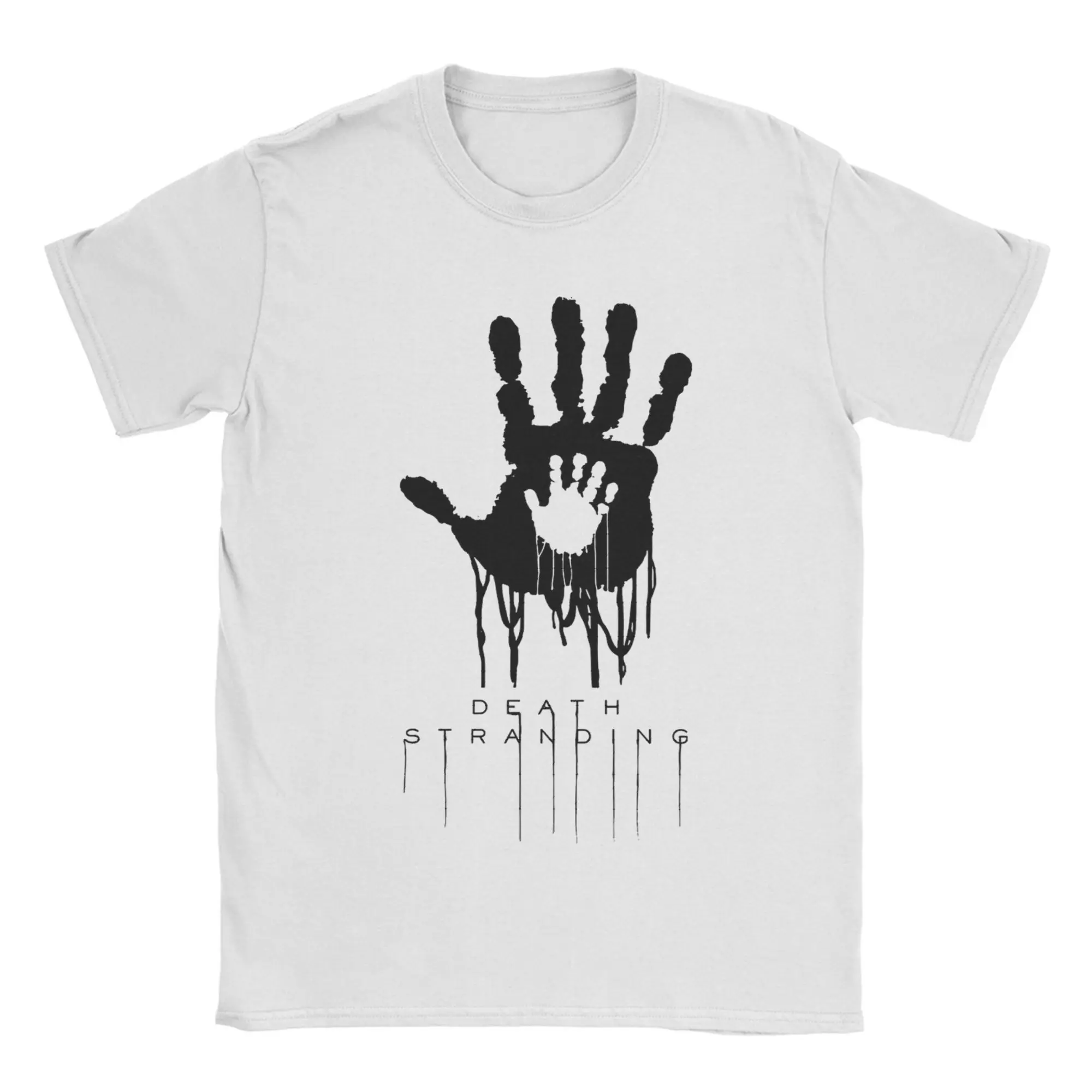 

Handmade Death Stranding Game T Shirts Men's 100% Cotton Novelty T-Shirt Round Collar Tee Shirt Short Sleeve Clothing Plus Size