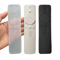 1PC Silicone Voice Button Remote Control Cover Case for Xiaomi 4 TV Dustproof Protective Case for Xiaomi Set-top Mi Box 4 Series