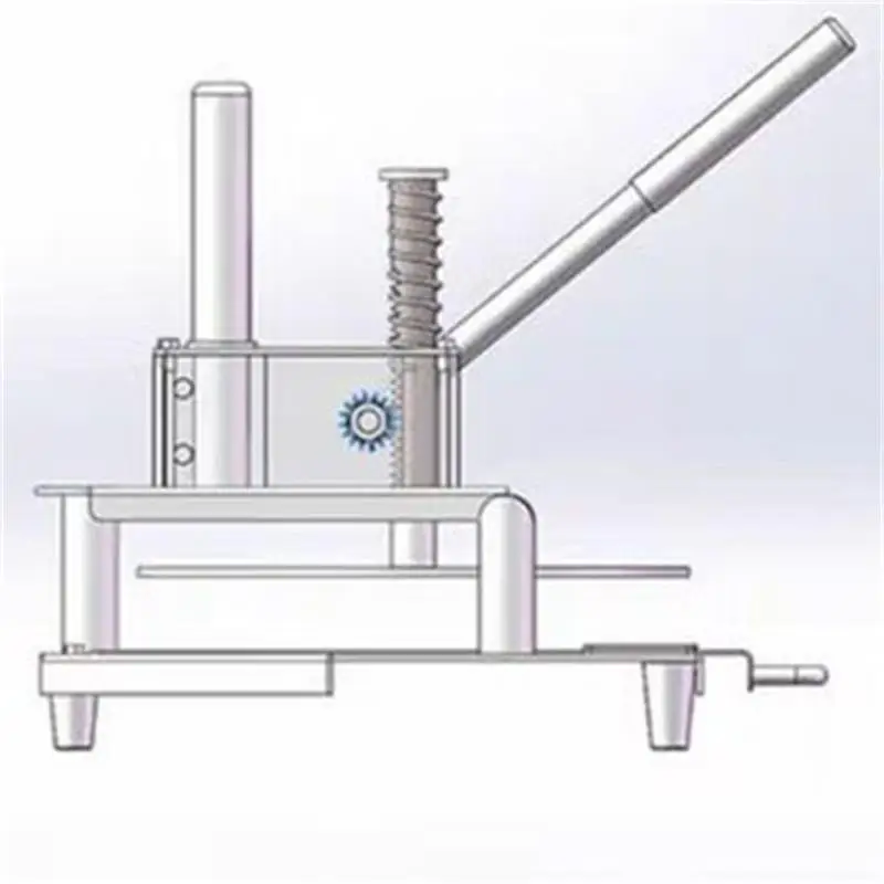 

Manual Pizza Pastry Presser Machine Dough Press Roller Egg Pancake Flattening Machine