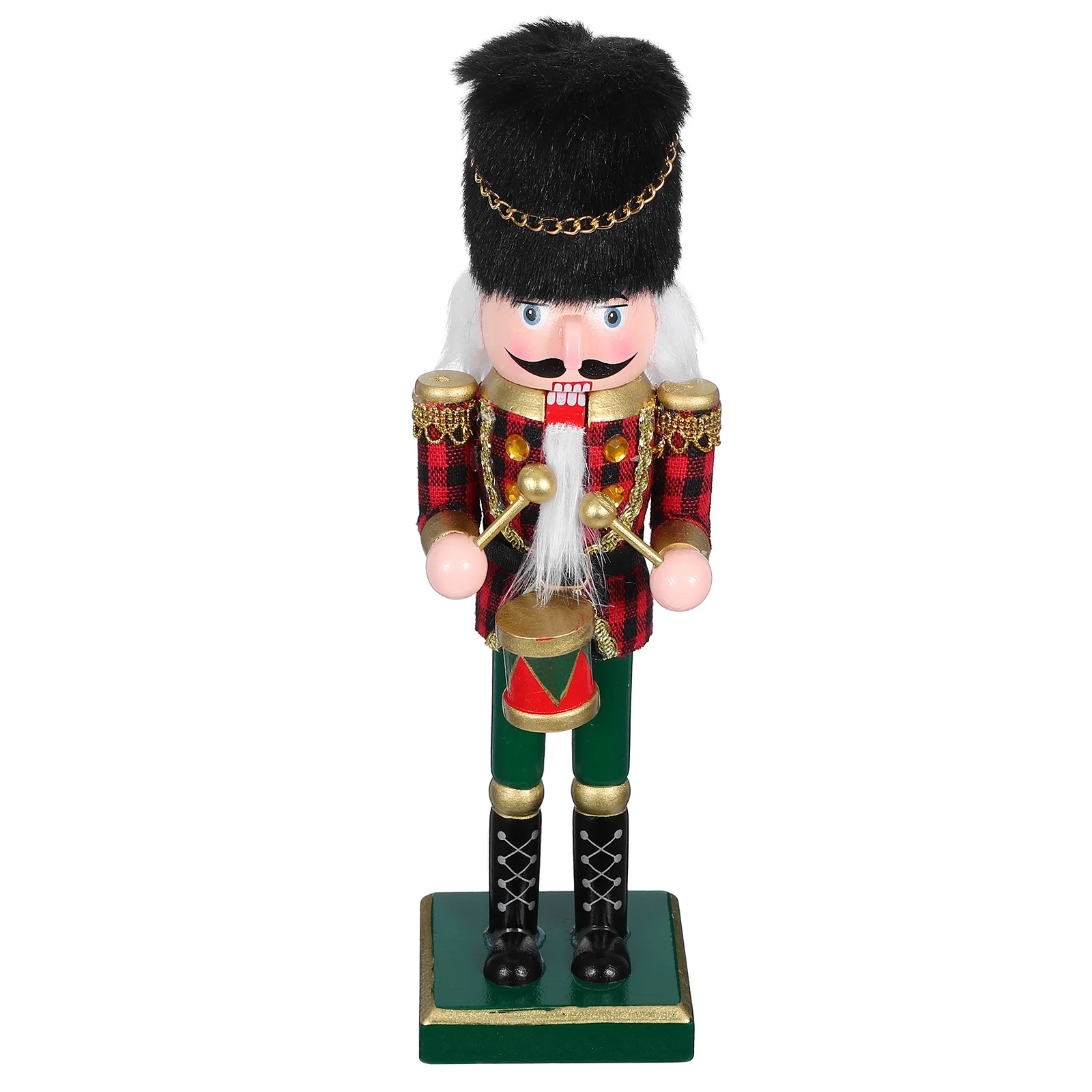 

Christmas Wooden Nutcracker Soldier Decoration Classic Holiday Table Display Festive Xmas Ornament Traditional Nutcracker Decor