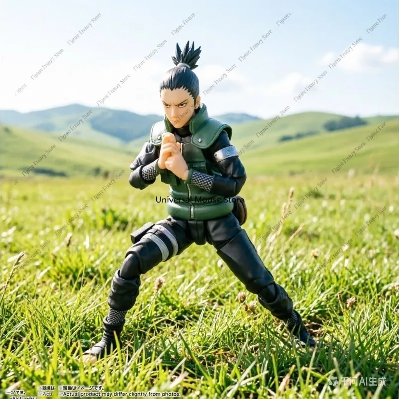 

Специальное предложение: Оригинальная фигурка Bandai SHF Наруто Нара Шикамару «Видение будущего» с подвижными суставами головы