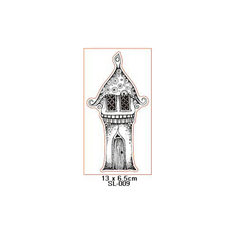 

New Arrival Treehouse Rubber Clear Stamps for DIY Scrapbooking Card Transparent Silicone Stamp Making Photo Album Crafts Decor