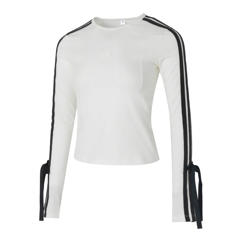 

Adidas Women's Fashionable Long-Sleeved T-Shirt, Trendy, Comfortable, Breathable Sportswear, Training Casual Top Kg3861