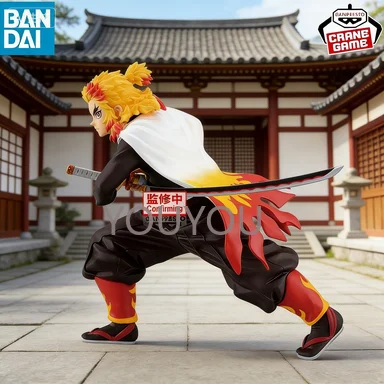 

In Stock BANDAI Original Genuine BANPESTO Demon Slayer MAXIMATIC KYOJURO RENGOKU PVC Anime Figures