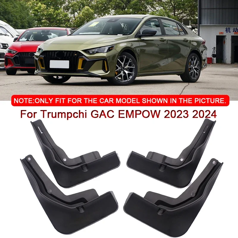 

For Trumpchi GAC EMPOW 2023 2024 Car Styling ABS Car Mud Flaps Splash Guard Mudguards MudFlaps Front Rear Fender Auto Accessory