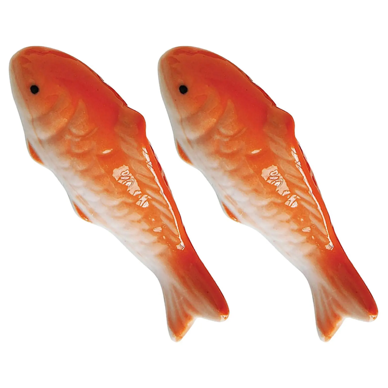 

2Pcs Floating Fish Decor Ceramic Aquarium Ornament for Fish Tank Desk Home Decor Realistic Appearance Lifelike Simulation