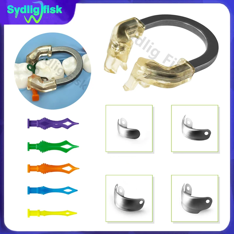 

Стоматологические матричные ленты NITI, прозрачное эластичное зажимное кольцо, секционная контурная матричная система, металлические матрицы, стоматологический алмазный клин