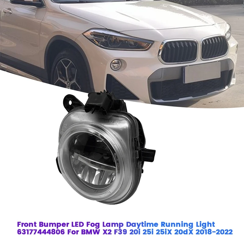Фонарь для переднего бампера, фонарь для BMW X2 F39 20I 25I 25Ix 20Dx 2018-2022