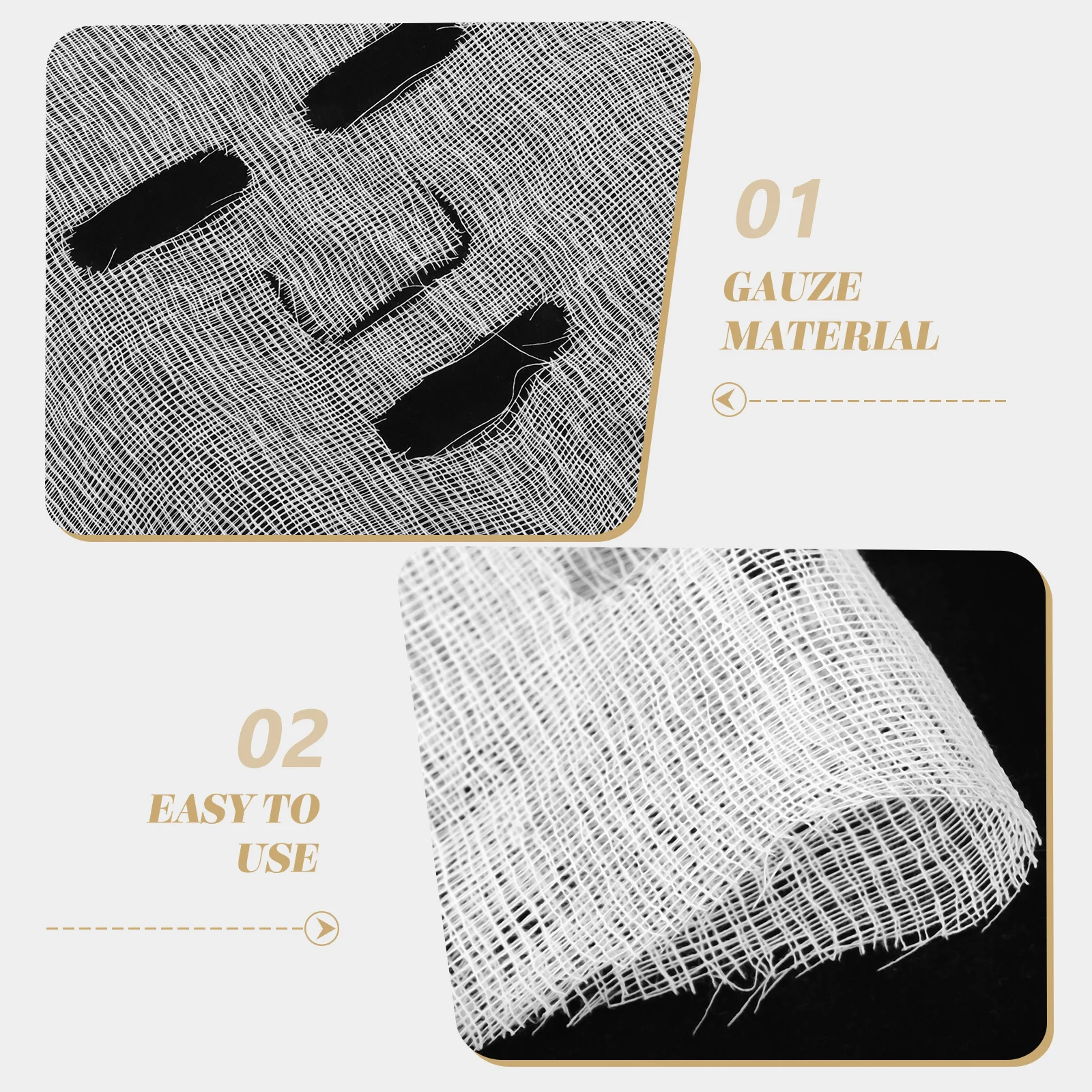 

50Pcs Disposable Facial Mask Sheets Gauze Facial Masks Moisturizing Brightening Skin Care DIY Face Mask Film Beauty Salon