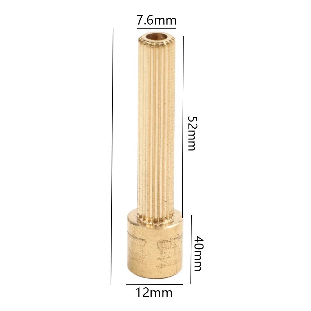 All-Copper 20 Tooth Faucet Valve Core Extension Rod Sleeve For Concealed Shower Mixer Repair Plumbing Fixture Accessories