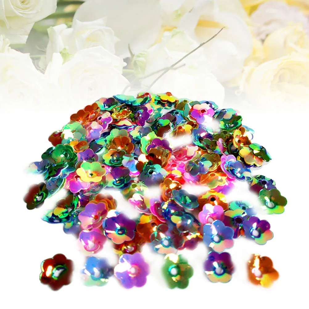 

Блестки для рукоделия, 100 г, 6 мм, цветы сливы, разные цвета для шитья и проектов «сделай сам», блестки для рукоделия, художественные блестки для поделок