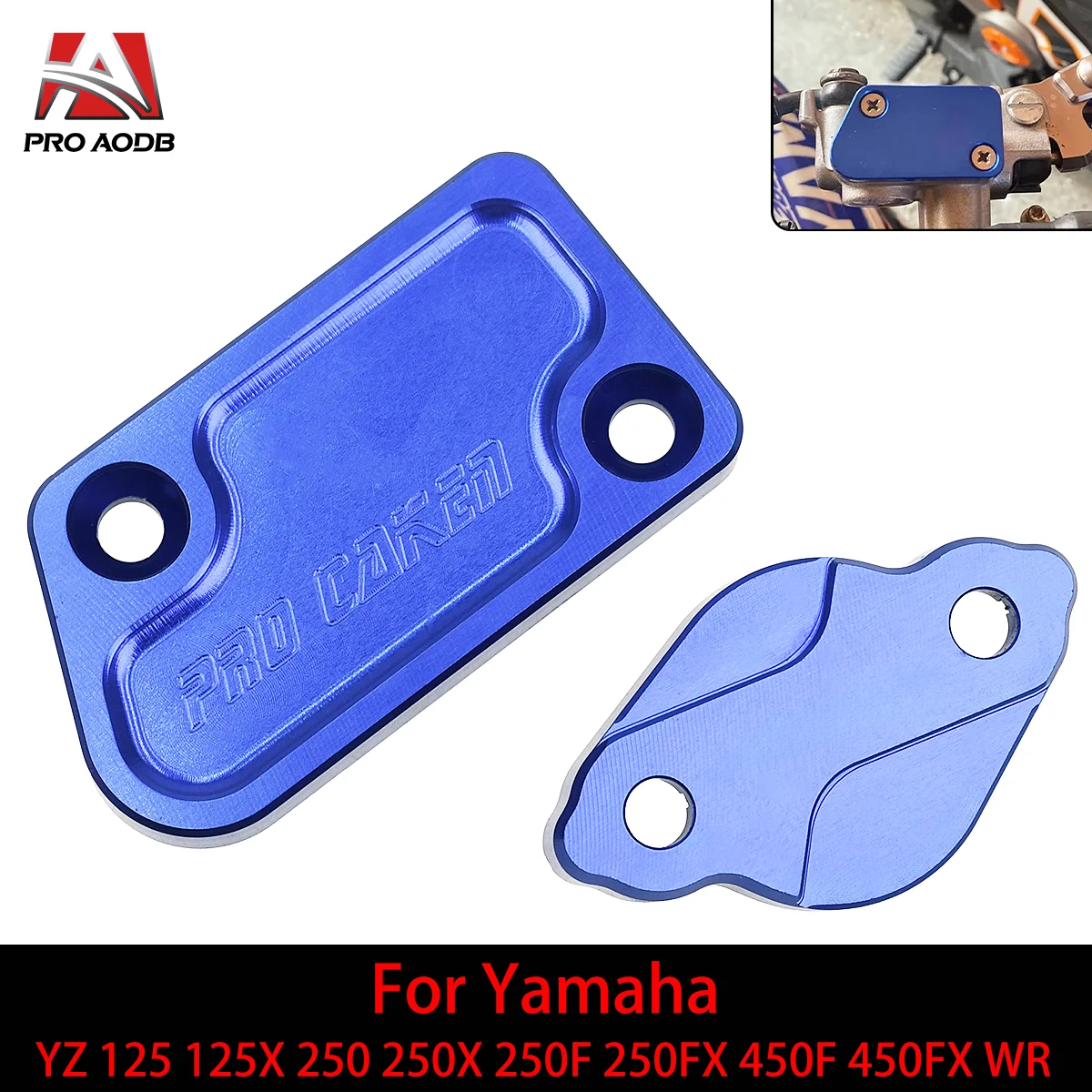 

Motorcycle Accessories Front Rear Brake Fluid Reservoir Cap Cover For Yamaha YZ 125X 250 250X 250F 250FX 450F 450FX WR 250F 450F