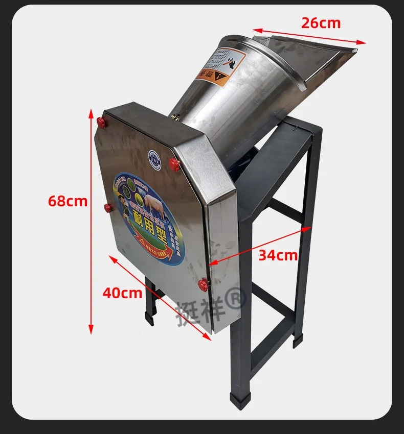 Cheap Mini Chaff Cutter Feed Processing Pig Cattle Feed Machine Grass Radish Straw Crusher Animal Feed Grass Cutting Machine