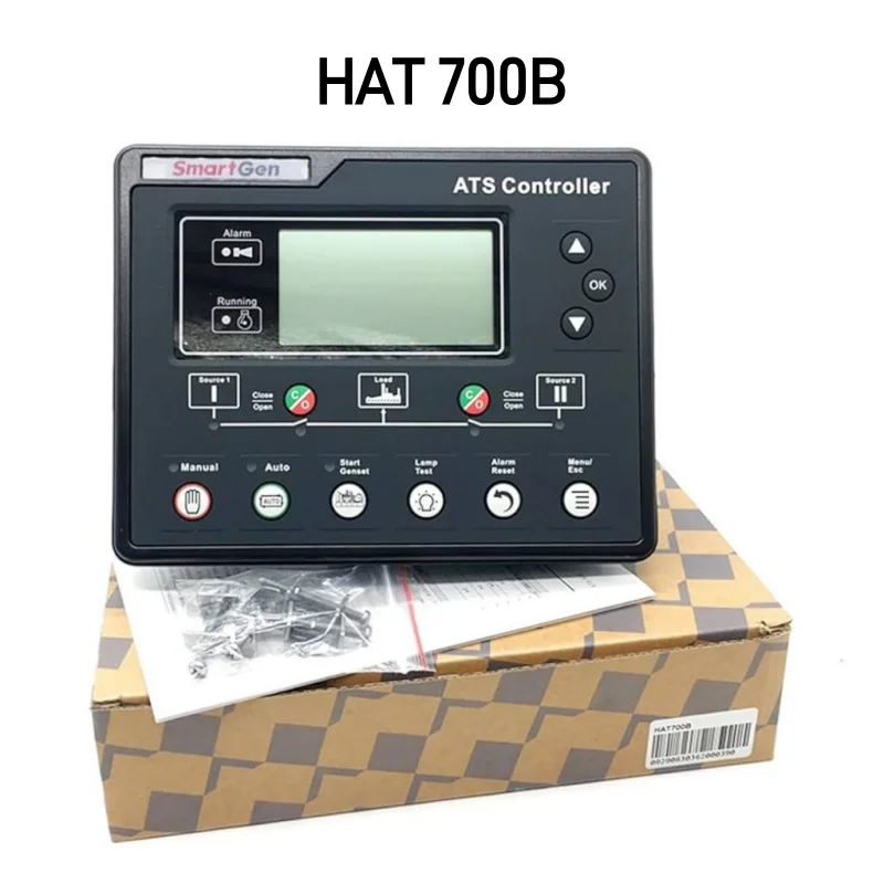 

HAT700B ATS Smartgen HAT700 Контроллер ATS Интеллектуальный двойной модуль питания Контроллер генератора HAT530N HAT520N