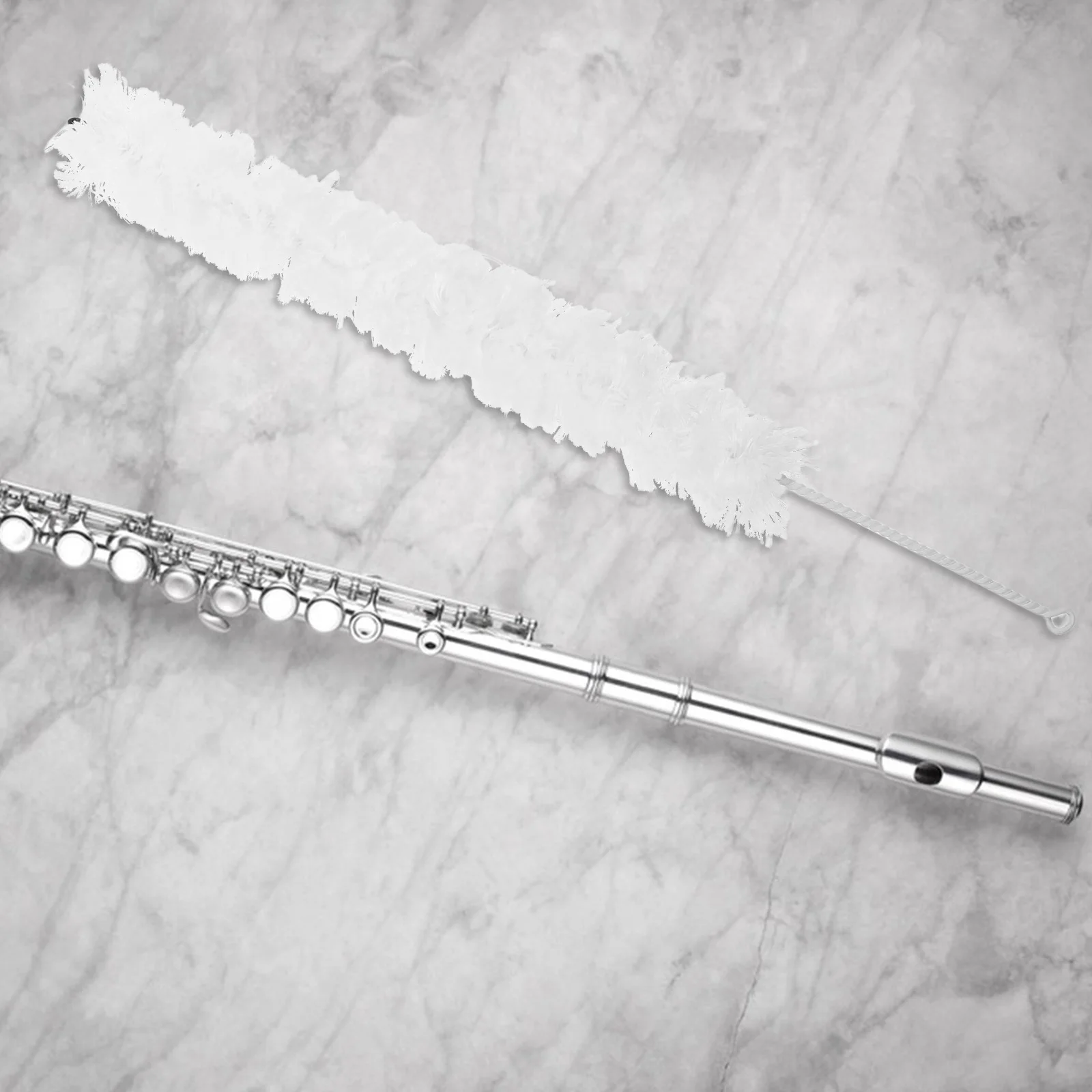 

Flute Cleaning Brush Clarinet Maintenance Tools Brushes for Musical Instruments Metal Mouthpiece Supply Cleaner