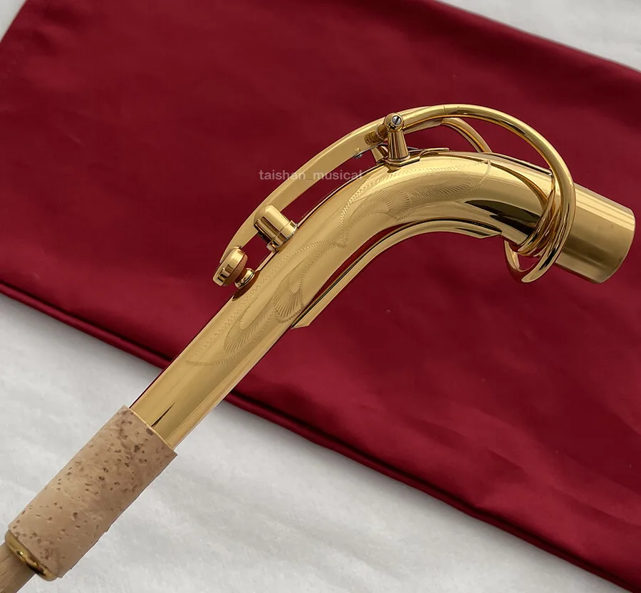 SBA نوع ألتو ساكسفون الرقبة الذهب ورنيش SAX الرقبة 24.50 مع محفورة