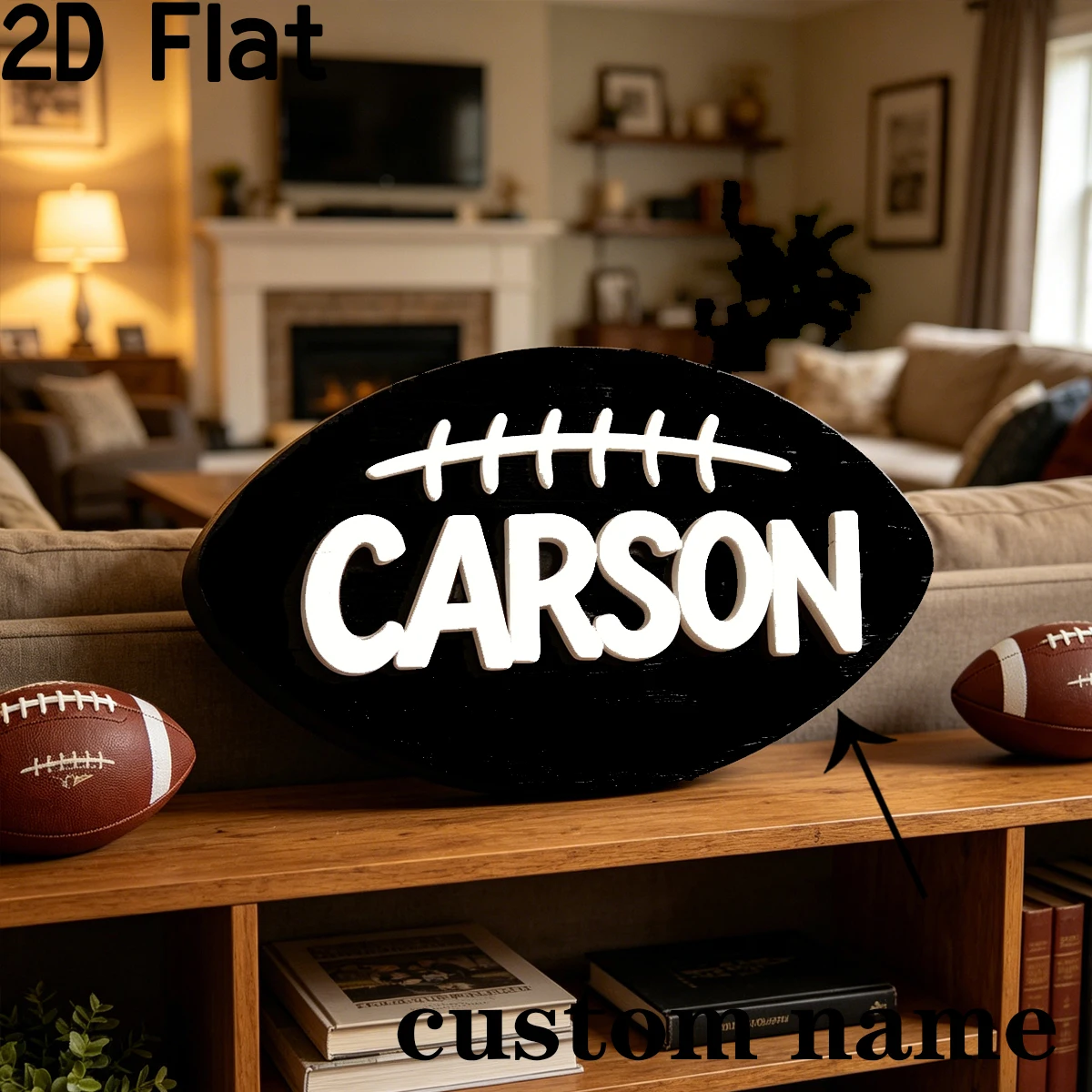 1Pc Custom Baseball Sports Woo - Baby Nursery Office recension och pris