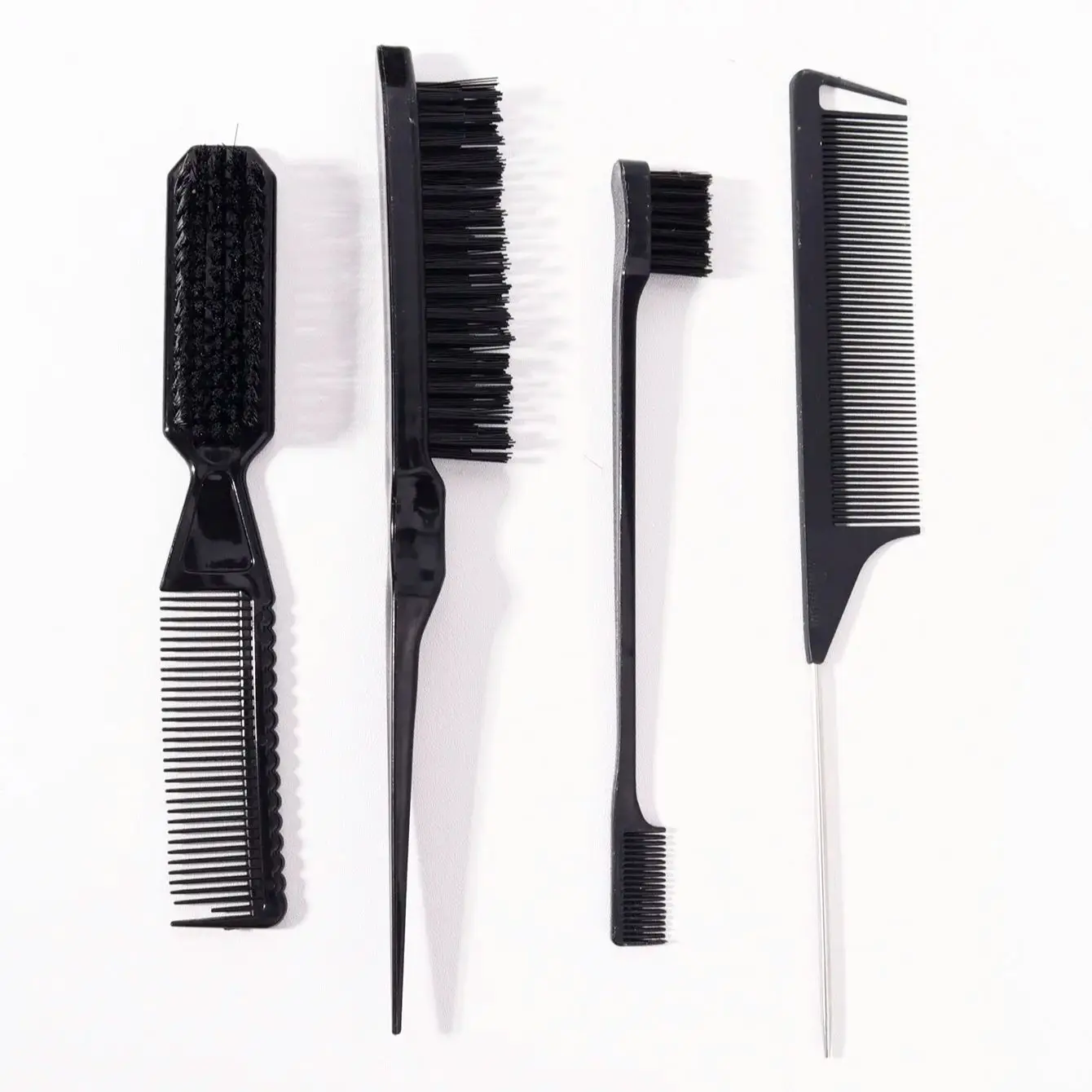 مجموعة مشط تصفيف مكونة من 4 قطع، مناسبة لكل من الرجال والنساء، مجموعة أدوات تصفيف الشعر، خاصة لشعر مستعار حقيقي