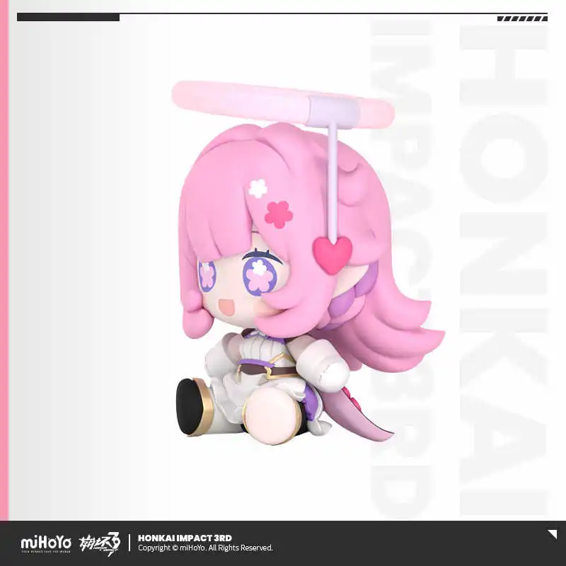 

MiHoYo Official Genuine Honkai Impact 3 Huggy Good Smile Fairy Elysia Q Version Figurine Ornaments Cosplay Anime Game
