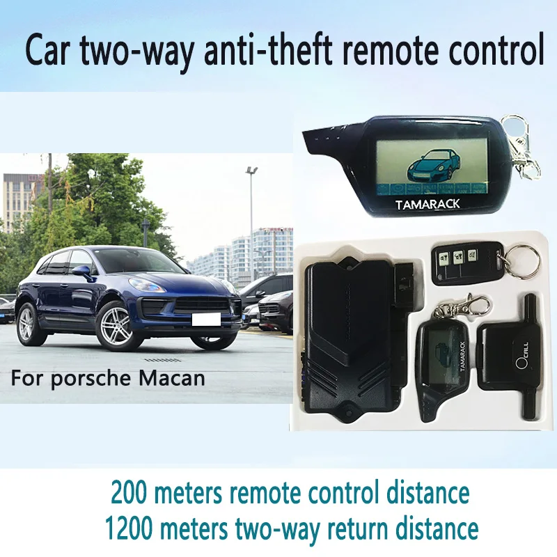 

For porsche Macan car Dual Anti-theft multi-function remote control automatic sensing remote control set