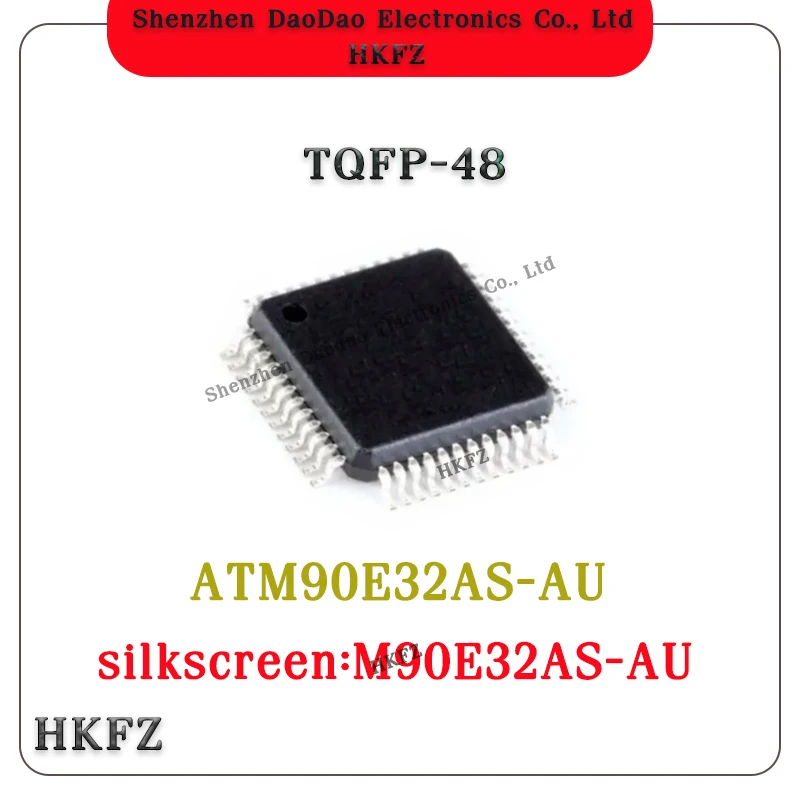 

ATM90E32AS-AU ATM90E32AS AU R TQFP-48 High performance wide range power metering IC chip new original