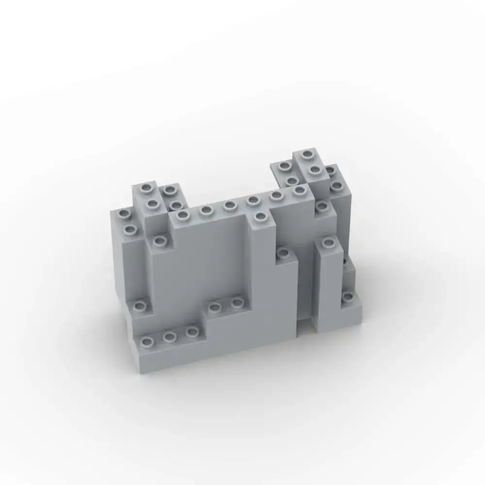 1PCS 6082 락 패널 MOC 빌딩 블록 4x10x6 직사각형 6083 산 벽돌 입자 퍼즐 장난감 생일 아이 선물