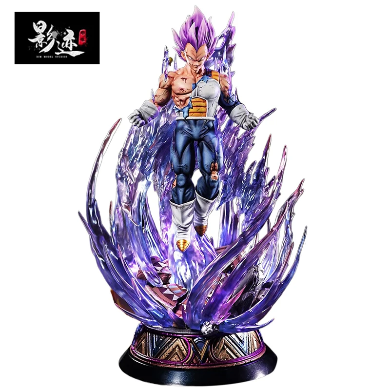 Original DIM Studio Dragon Ball Vegeta With LED 1/6 GK Statue Resin Advanced EX Ver Anime Model DBZ Figure Statue Collection Toy