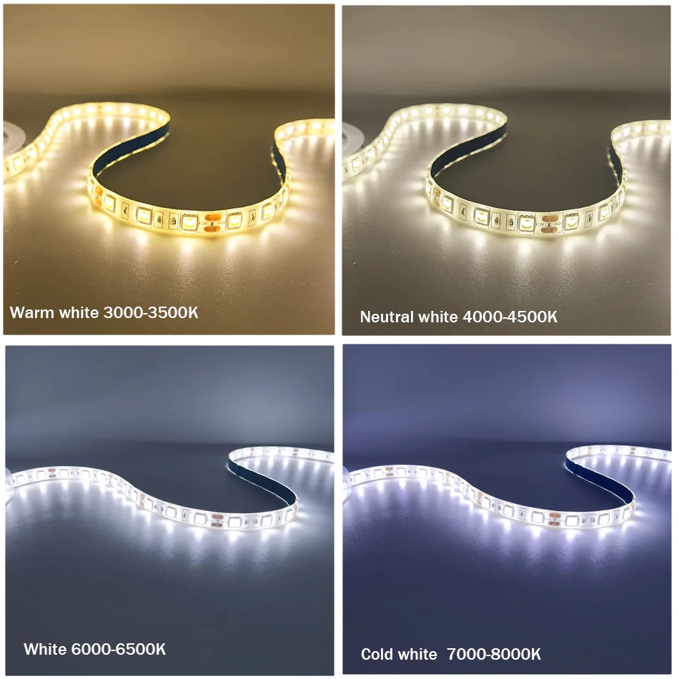 5M 300 LED Strip Light Non Waterproof DC12V Ribbon Tape Brighter SMD3528/5050 Cold White/Warm White/Ice Blue/Red/Green/blue
