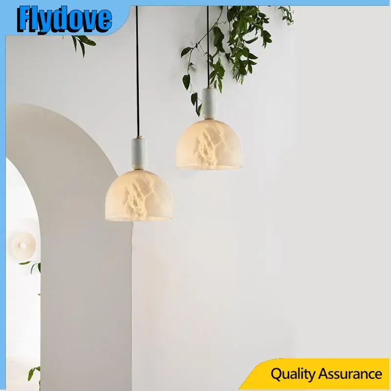 

Natural Stone Dining Pendant Light Scandinavian Artistic Bedroom Nightstand Lamp Restaurant Cafe Corridor Ambient Lighting