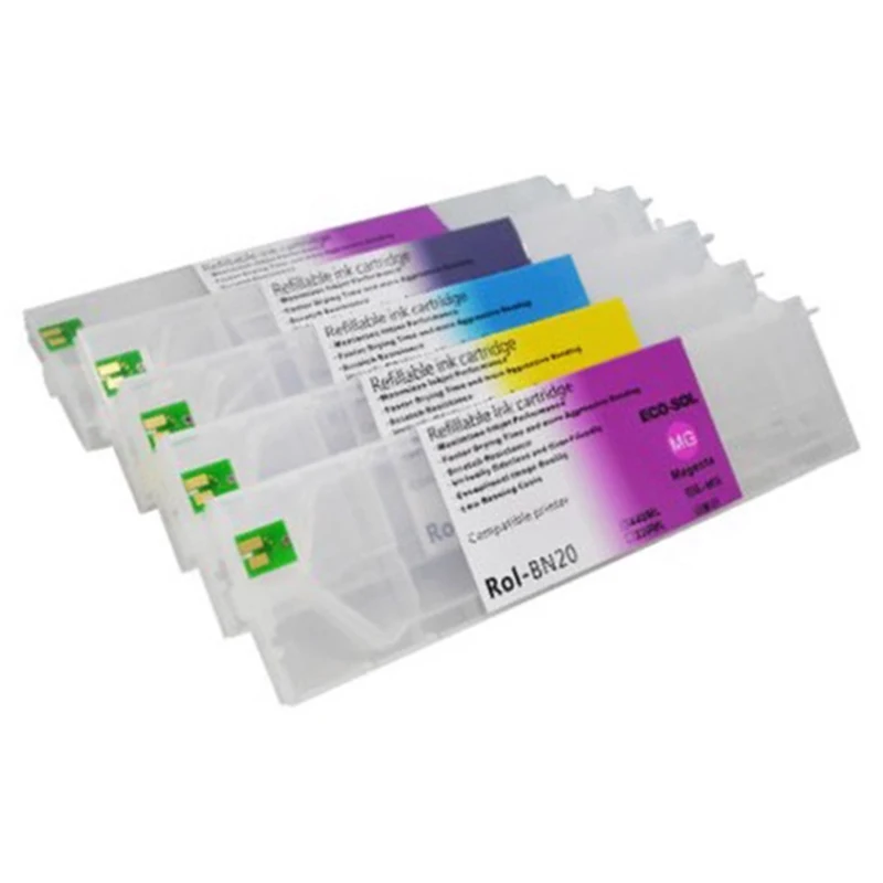 MAX MAX2 MAX3 440mm Eco Solvent Ink Cartridge with chip Suitable for Roland Sp300 Vs540 BN20 VS-640 VS-420  RS-640 RS-540 XF-640