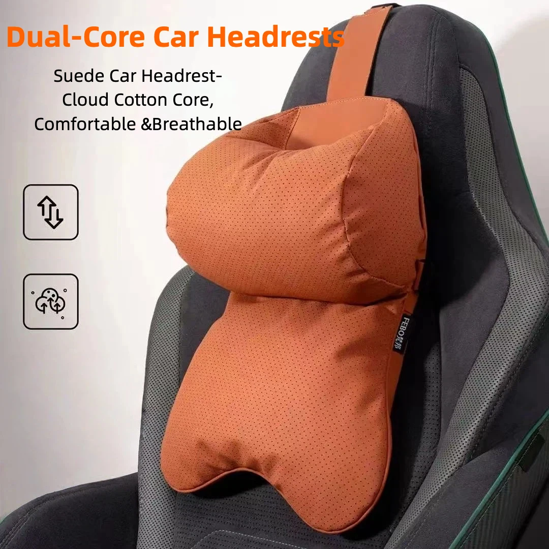 Dual-Layer Breathable Car Headrest For  Li xiang L6 L7 L8 L9  Double Layer Neck Shoulder Support 4 Seasons Univers